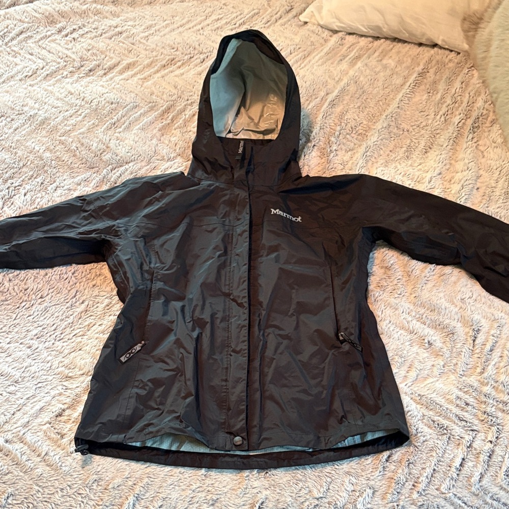 Marmot Women's Black Hooded Shell Jacket